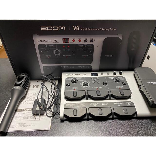 zoom v6 ボーカルエフェクター 歌配信やvtuberバ美肉などに！