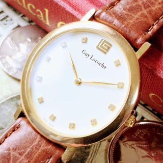 とさせて Guy ギラロッシュ クォーツ ゴールド 金色の通販 by お買得品 ...