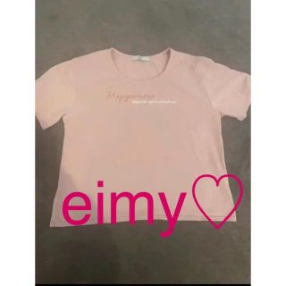 エイミーイストワール(eimy istoire)のエイミーイストワール　Tシャツ　ピンク　eimy(Tシャツ(半袖/袖なし))