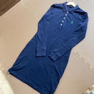 ラルフローレン(Ralph Lauren)のラルフローレン　ワンピース　S ネイビー(ひざ丈ワンピース)