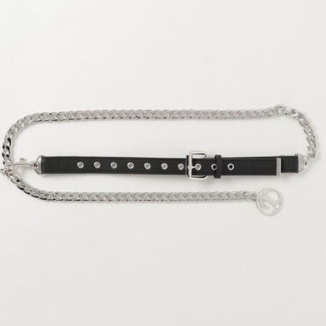 X-girl(エックスガール)のX-girl HALF CHAIN BELT ブラック レディースのファッション小物(ベルト)の商品写真