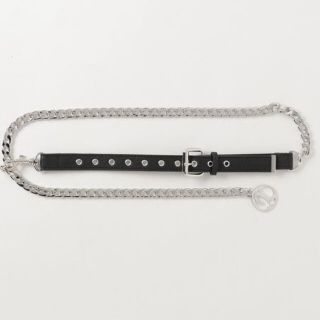 エックスガール(X-girl)のX-girl HALF CHAIN BELT ブラック(ベルト)