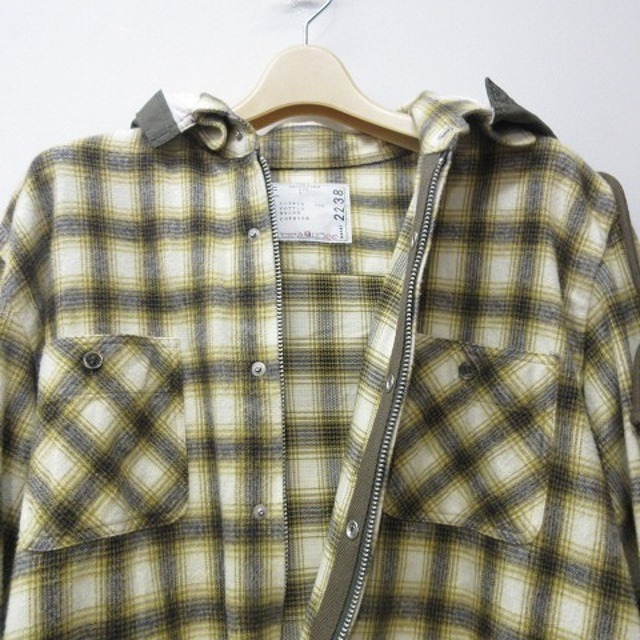 sacai(サカイ)のサカイ  20SS HOODED CHECK SHIRT サイズ1 シャツ メンズのトップス(シャツ)の商品写真