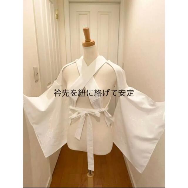 衿と袖だけの長襦袢 10〜5月袷着物用 仕立衿、着脱式単仕立袖の通販 by Kyara's shop｜ラクマ