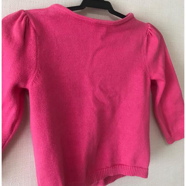 GYMBOREE(ジンボリー)のベビー　キッズ　カーディガン　ピンク キッズ/ベビー/マタニティのキッズ服女の子用(90cm~)(カーディガン)の商品写真