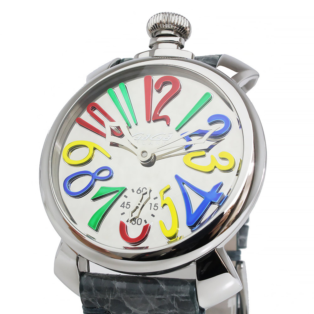 ☆☆GAGA MILANO ガガミラノ マヌアーレ48 カモフラージュ 世界限定500本 5012.5 手巻き メンズ 腕時計 箱有