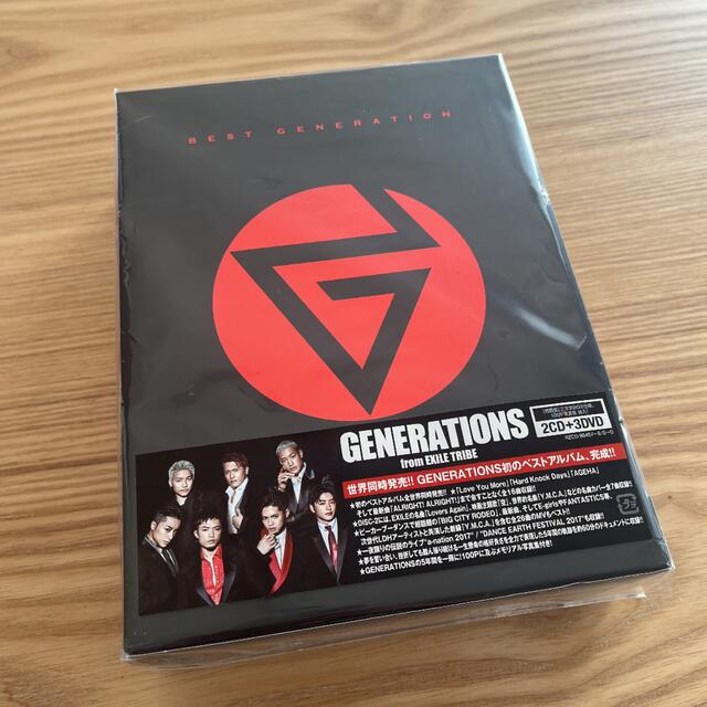 GENERATIONS(ジェネレーションズ)のBEST GENERATION ベストアルバム　初回盤 エンタメ/ホビーのDVD/ブルーレイ(ミュージック)の商品写真