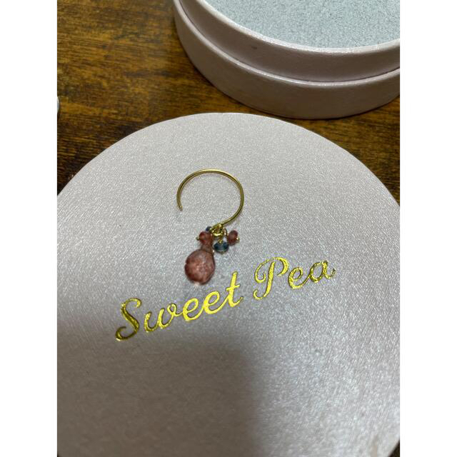 H.P.FRANCE(アッシュペーフランス)のSweet Pea スイートピー  フープ　ピアス　片耳　ルチル レディースのアクセサリー(ピアス)の商品写真