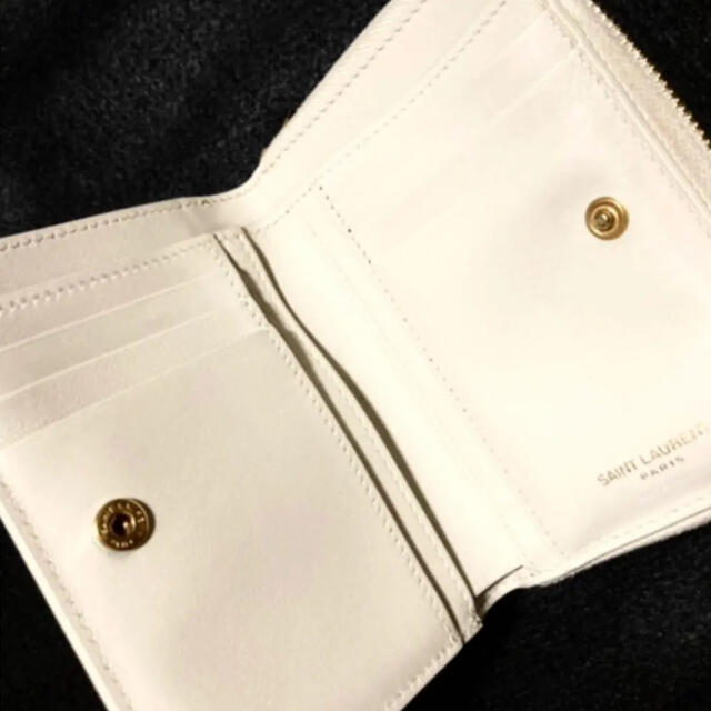 サンローランパリ 日本限定 チェリー 折り財布 財布 ゴールド イヴサンローラン
