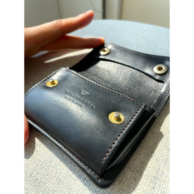 美品】Wildswans 王冠ロゴ ワイルドスワンズ タング サドル ブラック
