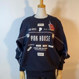 PINK HOUSE - ピンクハウス 肉厚カットソー定価1万3200円2021年ブランドロゴいっぱい ️の通販｜ラクマ