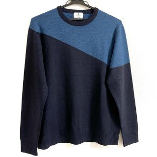 ランバンオンブルー(LANVIN en Bleu)のランバンオンブルー 七分袖セーター 48 XL(ニット/セーター)