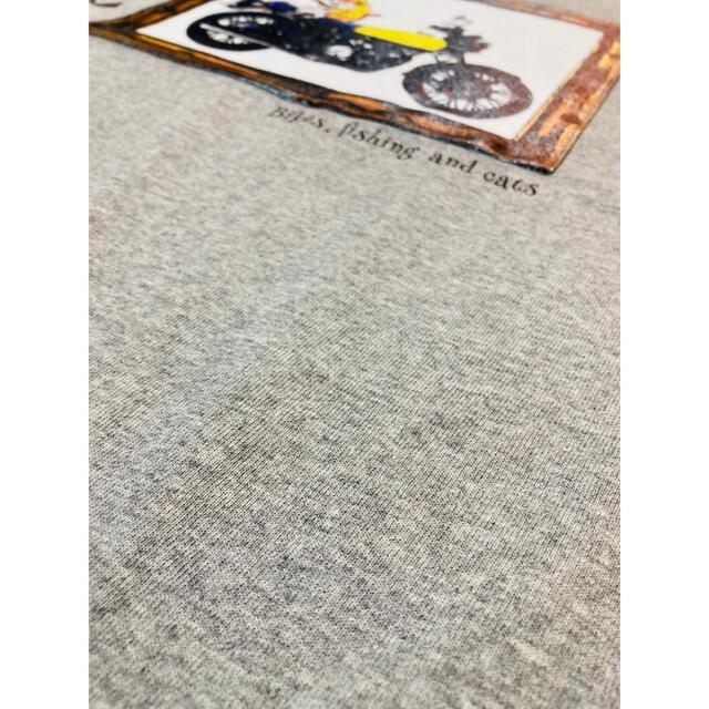 ヨンフォア cb400f ロングスリーブTシャツ 猫 釣りトラウト 旧車 半袖