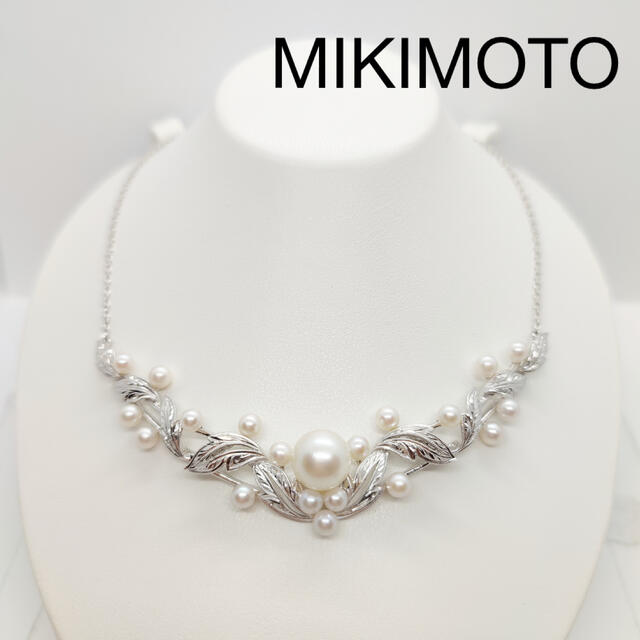 MIKIMOTO ミキモト　パール　ネックレス K14WG ジュウル