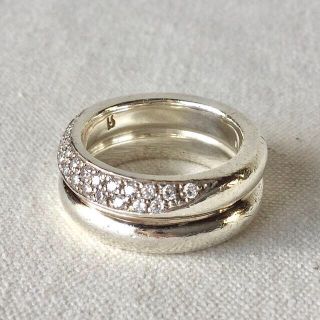 ダイヤ 0.05ct シルバー Silver リング 指輪 12号(リング(指輪))