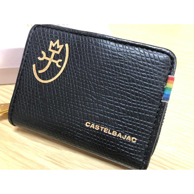CASTELBAJAC(カステルバジャック)のカステルバジャック レインボー コインケース ブラック  メンズのファッション小物(コインケース/小銭入れ)の商品写真