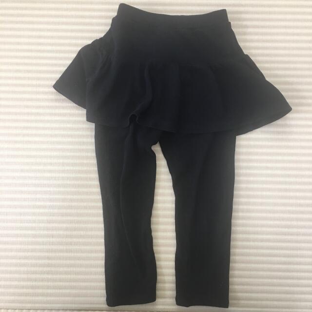 ガーディガン＆スカッツ(ever closet)　120cmブラック キッズ/ベビー/マタニティのキッズ服女の子用(90cm~)(パンツ/スパッツ)の商品写真