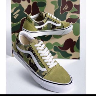 アベイシングエイプ(A BATHING APE)のBape × Vans ABC Camo Old Skool US 26.5cm(スニーカー)