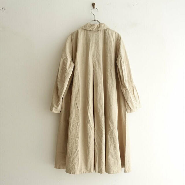 ネストローブnest Robe コットンリネン近江晒馬布テントラインコート