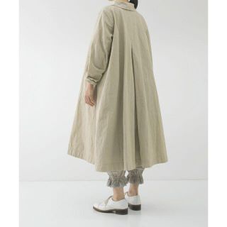 ネストローブnest Robe コットンリネン近江晒馬布テントラインコート