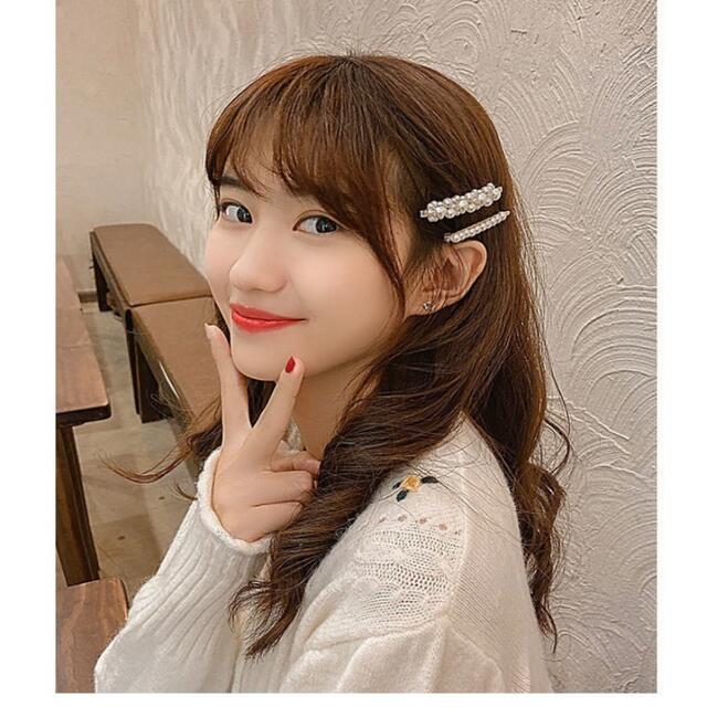 パールヘアピン 4点セット ヘアピン ヘアアクセサリー 韓国 ヘア
