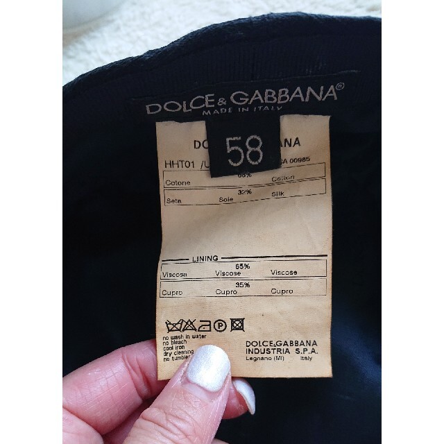 DOLCE&GABBANA(ドルチェアンドガッバーナ)の【美品】DOLCE&GABBANA ハンチング帽 メンズの帽子(ハンチング/ベレー帽)の商品写真