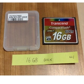 トランセンド(Transcend)の☆中古☆ CFカード 16GB  トランセンド Transcend(PC周辺機器)