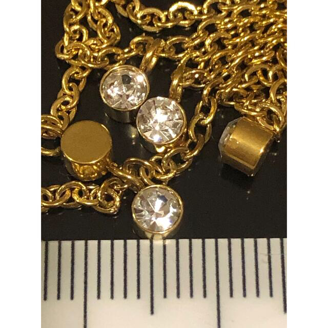 ギフト推奨】❤️上質ダイヤモンド(人工)❤️18K特殊加工 刻印 医療用金属-