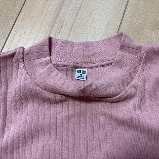 UNIQLO(ユニクロ)のユニクロ カットソー　ピンク　M レディースのトップス(カットソー(長袖/七分))の商品写真