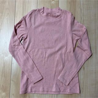 ユニクロ(UNIQLO)のユニクロ カットソー　ピンク　M(カットソー(長袖/七分))