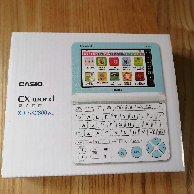 カシオCASIO　カシオ　EX-word 電子辞書　XD-SK2800WE