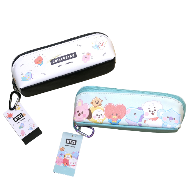 防弾少年団(BTS)(ボウダンショウネンダン)のBT21 ターンオープンペンケース　らくがきチラシ エンタメ/ホビーのアニメグッズ(その他)の商品写真