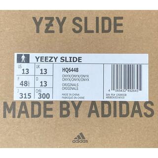 adidas - 【31.5cm】 YEEZY SLIDE ONYX イージースライド オニキスの