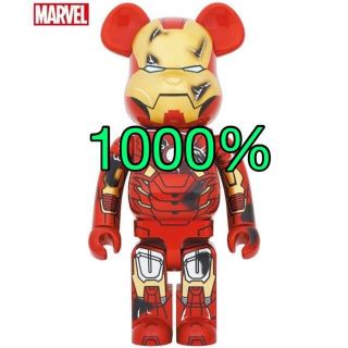 メディコムトイ(MEDICOM TOY)のBE@RBRICK IRON MAN MARK VII DAMAGE 1000％(キャラクターグッズ)