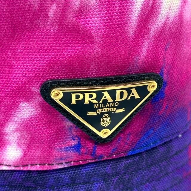 PRADA(プラダ)のプラダ ロゴ タイダイ柄 帽子 バケット ハット マルチカラー レディース レディースの帽子(ハット)の商品写真