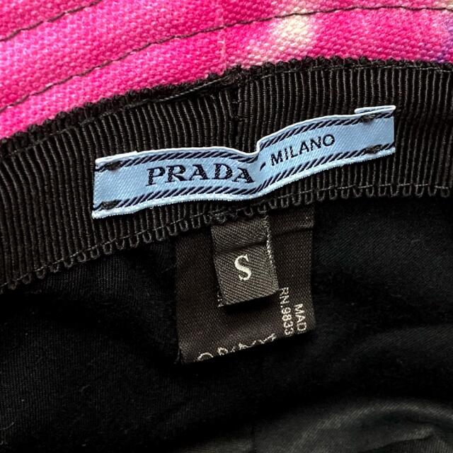 PRADA(プラダ)のプラダ ロゴ タイダイ柄 帽子 バケット ハット マルチカラー レディース レディースの帽子(ハット)の商品写真