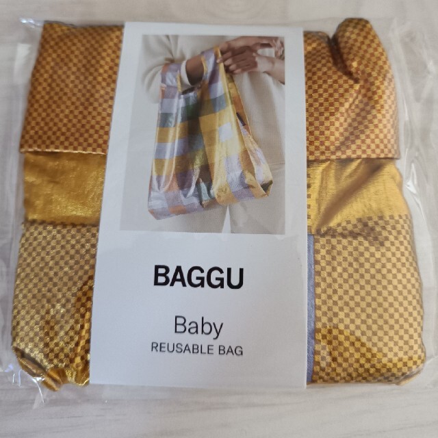 BEAMS(ビームス)のBAGGU BABY バグー　ベビー　メタリックマドラス レディースのバッグ(エコバッグ)の商品写真