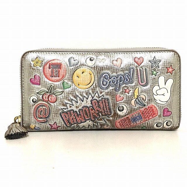 ANYA HINDMARCH - アニヤハインドマーチ 長財布 - レザーの+inforsante.fr