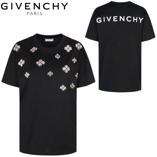 新品 GIVENCHY ジバンシィ ジバンシー クリスタル Tシャツ 半袖 XS