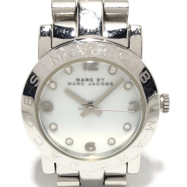 MARC BY MARC JACOBS(マークバイマークジェイコブス)のマークジェイコブス 腕時計 - MBM3055 白 レディースのファッション小物(腕時計)の商品写真