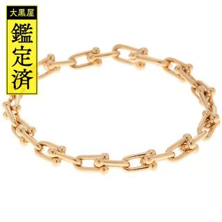 ティファニー(Tiffany & Co.)のティファニー ハードウェアリンクブレスレット ミディアム K18PG【430】(ブレスレット/バングル)