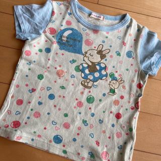 ファミリア(familiar)のTシャツ　120 fdash familiar シャボン玉　プリント(Tシャツ/カットソー)