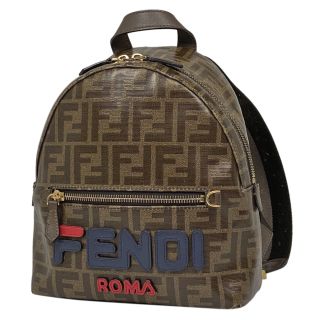 フェンディ(FENDI)のフェンディ フェンディマニア ズッカ リュックサック レディース 【中古】(リュック/バックパック)