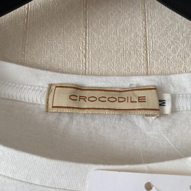 Crocodile(クロコダイル)の新品❤️タグ付き　CROCODILE Tシャツ　 定価5000円 レディースのトップス(Tシャツ(半袖/袖なし))の商品写真