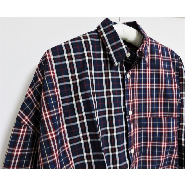 77CIRCA(ナナナナサーカ)の定価3万 新品 77 circa cut back wide shirt M メンズのトップス(シャツ)の商品写真