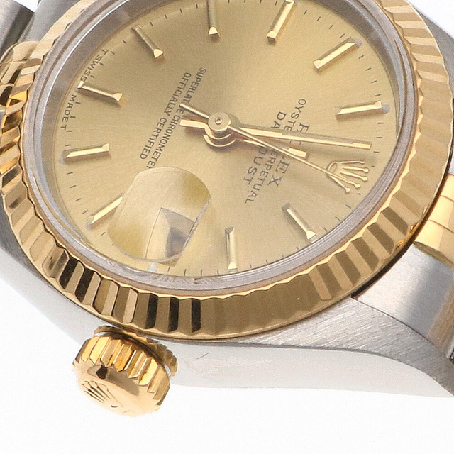 ROLEX(ロレックス)の【1年保証】ロレックス ROLEX デイトジャスト 腕時計 A番 1998～1999年式 ステンレススチール  中古 レディースのファッション小物(腕時計)の商品写真
