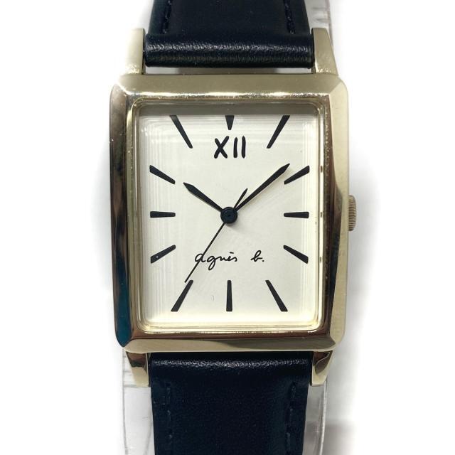 アニエスベー 腕時計 - VJ21-KDY0 白