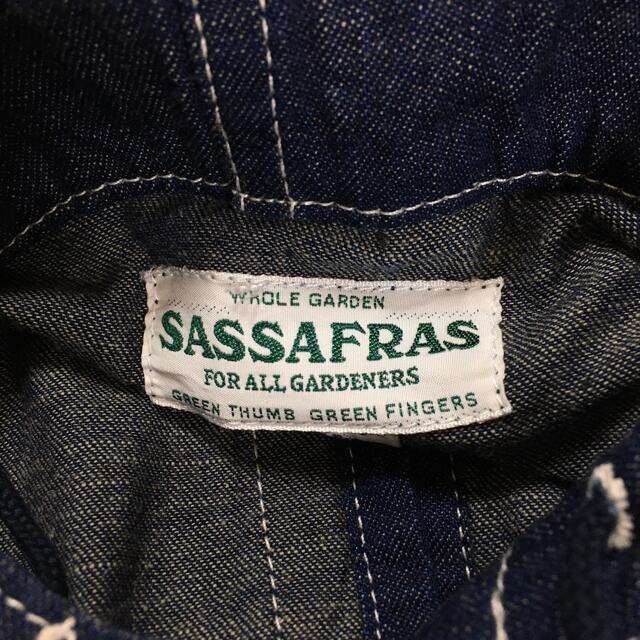 SASSAFRAS - SASSAFRAS フード付きデニムシャツジャケットの通販 by