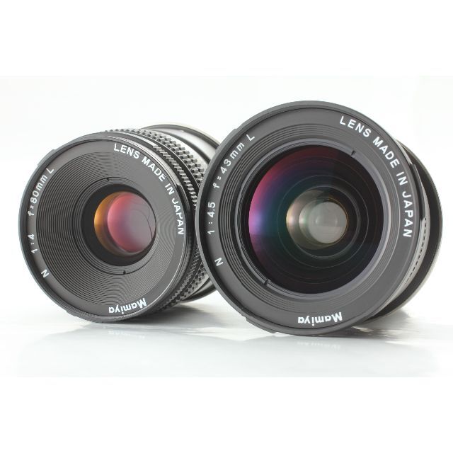 mamiya 7II レンズセット 150 210 43 80 スマホ/家電/カメラのカメラ(フィルムカメラ)の商品写真