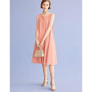 フォクシー　FOXEY ワンピース　麻　レディース　Ａライン　フレア　上品